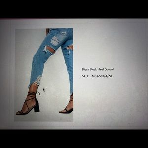 PLT Block Strap Heels